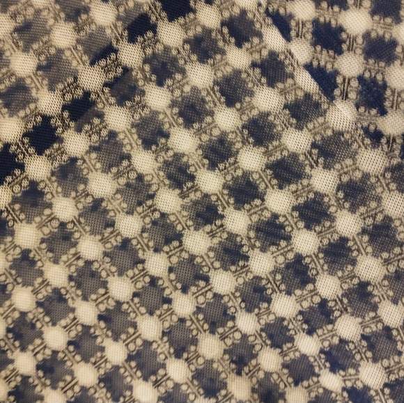 CAbi sheer plaid button down blouse - Picture 5 of 5